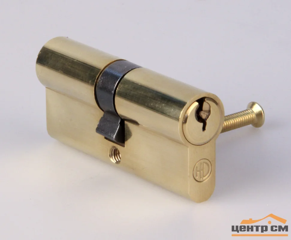 Цилиндр HANDLE DESIGN универсальный 60мм (30х30) ключ/ключ PB латунь