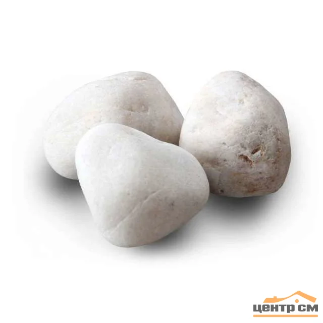 Камень Белый Кварц ОТБОРНЫЙ, 10 кг (ведро)