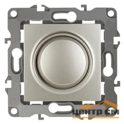 Светорегулятор поворотно-нажимной Эра12, перламутр (400ВА 230В), арт.12-4101-15