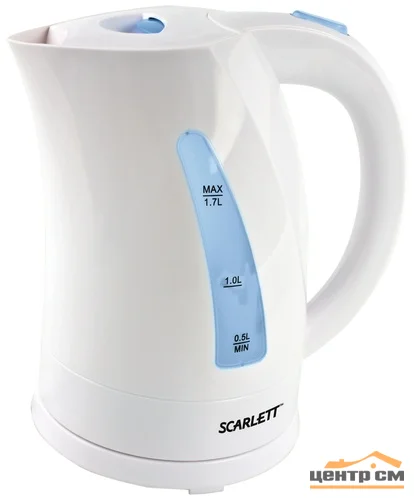 Чайник электрический Scarlett SC-223/ 1,7л белый