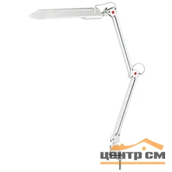 Лампа настольная на струбцине ЭРА белый NL-201-G23-11W-W