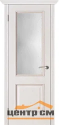 Дверь Porte Vista Шервуд стекло Классик серебрянная патина тон 25 70, шпон