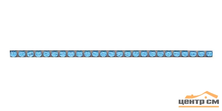 Плитка KERAMA MARAZZI Керамический бордюр 20x0,6 Карандаш Бисер голубой арт.P0D011