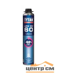 Пена монтажная профессиональная TYTAN Professional LowEx 60 зимняя 750 мл (от -10°C до +30°C)
