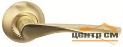 Ручка дверная BUSSARE на круглой накладке CLASSICO A-01-10 S.GOLD (золото матовое)