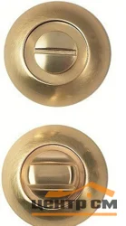 Завёртка сантехническая BUSSARE на круглой накладке WC-10 S.GOLD (золото матовое)
