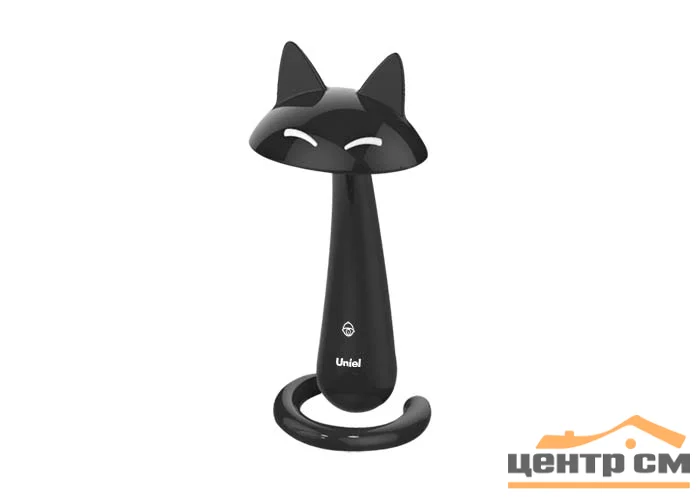 Лампа настольная светодиодная Uniel "Кошка" черный TLD532, 7W, диммированная