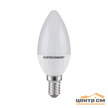 Лампа светодиодная 6W E14 220V 3300K (теплый) Свеча матовая СD Elektrostandard