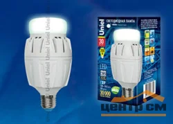 Лампа светодиодная 30W E27 100-265V (белый) Uniel NW/FR ALP01WH