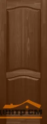 Дверь ОКА "Лео" глухая античный орех 80 (браш массив сосны)