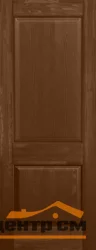 Дверь ОКА "Элегия" глухая античный орех 60 (браш массив сосны)