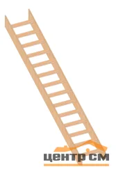 Деревянная лестница НОРМАНДИЯ ЛМО-10 (прямая)