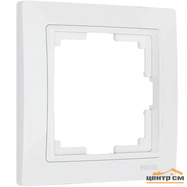 Рамка 1-местная Werkel Snabb basic, белый, WL03-Frame-01-Basic-white, W0012001