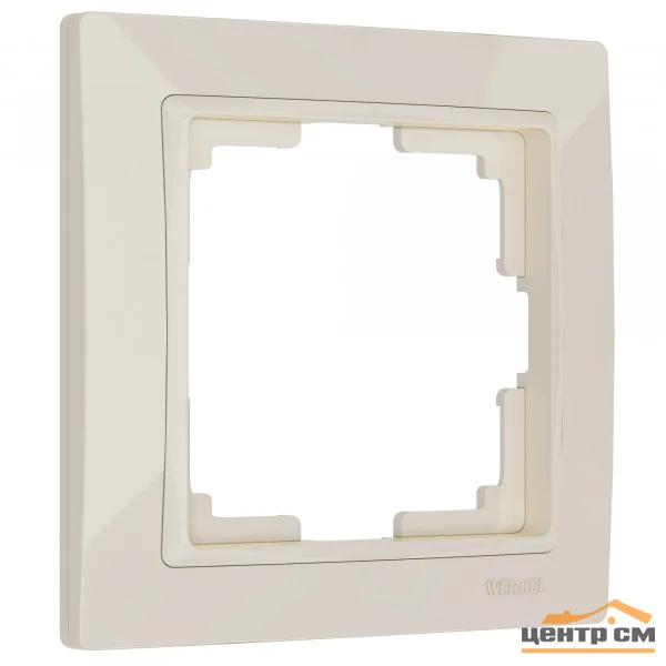 Рамка 1-местная Werkel Snabb basic, слоновая кость, WL03-Frame-01-Basic-ivory , W0012003