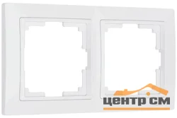 Рамка 2-местная Werkel Snabb basic, белый, WL03-Frame-02-Basic-white , W0022001