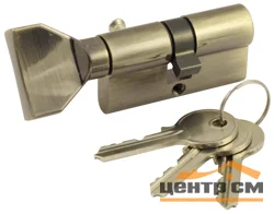 Цилиндр Vantage VC60-5 АВ бронза ключ/вертушка