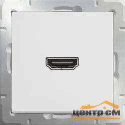 Розетка HDMI СП Werkel белый, WL01-60-11