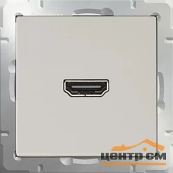 Розетка HDMI СП Werkel слоновая кость, WL03-60-11 , W1186003