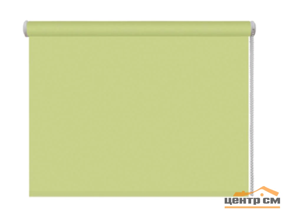 Штора рулонная зеленый 43х160 см DDA (80% светозащита)