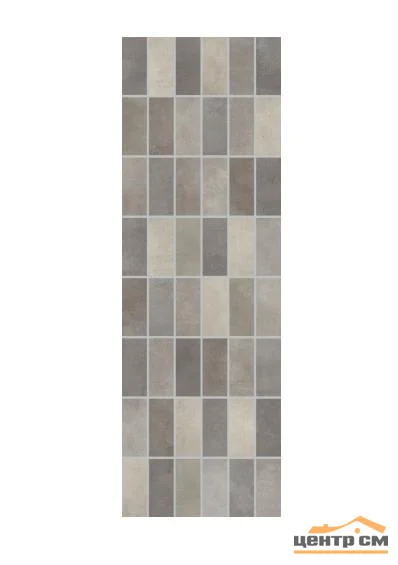 Плитка LASSELSBERGER Fiori Grigio Декор мозаика тёмно-серая 20х60х0,9 арт.1064-0048/1064-0103