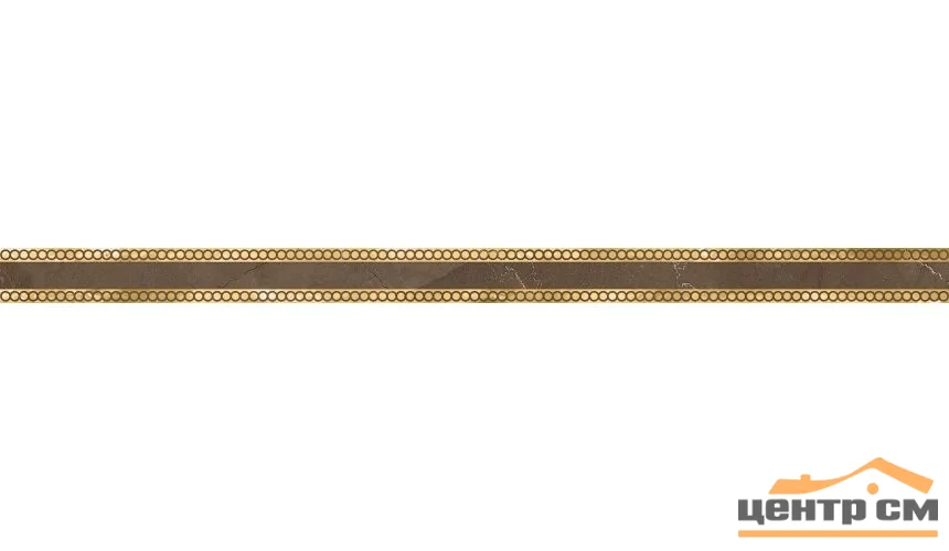 Плитка LASSELSBERGER Миланезе дизайн римский марроне бордюр 3,6х60 арт.1506-0159
