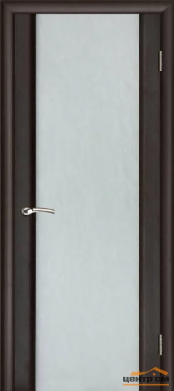 Дверь "Ульяновские двери" Техно 3 стекло белый триплекс венге 60, шпон
