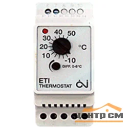 Термостат механический ETI-1551 для трубопроводов без датчика 2кВт 10А на DIN-рейку OJ ELECTRONICS