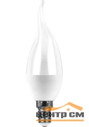 Лампа светодиодная 7W E14 230V 2700K (желтый) Свеча на ветру(C37T) Feron, LB-97*