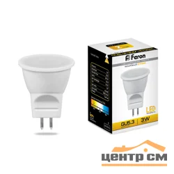 Лампа светодиодная 3W G5.3 (MR11) 230V 2700K (желтый) Feron, LB-271