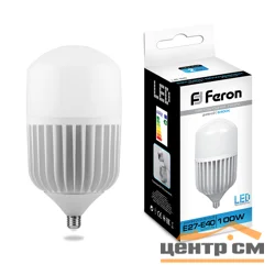 Лампа светодиодная 100W E27-E40 230V 6400K (дневной) Feron, LB-65