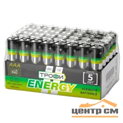 Элемент питания ТРОФИ LR03-40 bulk ENERGY/ECO