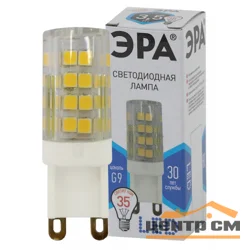 Лампа светодиодная 3,5W G9 220V 4000K (белый) ЭРА JCD-3,5w-220V-corn, ceramics-840-G9