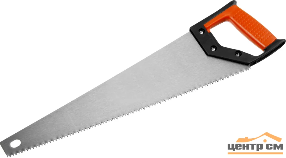 Ножовка по дереву 450 мм, 5 TPI, MIRAX Universal, рез вдоль и поперек волокон, для крупных и средних заготовок