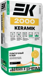 Клей плиточный EK 2000 KERAMIK для керамической плитки 25 кг