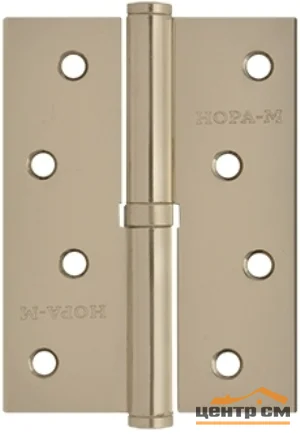 Петли Нора-М 750-4 мат. хромовое покрытие левая 100х75х2,5 №2 (2шт)