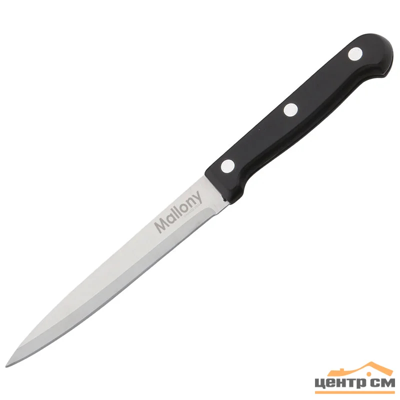 Нож MAL-05B (универсальный) из нержавеющей стали, ручка бакелит, MALLONY