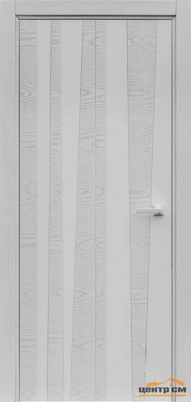 Дверь "ART LINE" TREND Chiaro Patina Argento глухая Rall 9003 60, эмаль