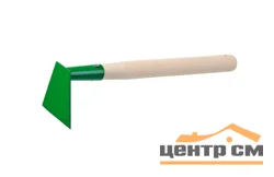 Мотыга РОСТОК с деревянной ручкой, ширина рабочей части - 100мм