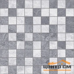 Плитка LAPARET Pegas мозаика тёмно-серый+серый 30х30