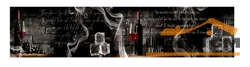 Панель-фартук АВС УФ-печать лак Душевная кухня33 Вино и лед 3000*600*1,5мм Оптион