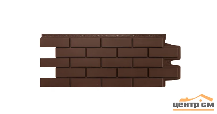 Панель цокольная Grandline Клинкерный кирпич, шоколадный 995*0,39 м (S=0.39м2)