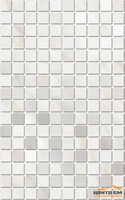 Плитка KERAMA MARAZZI Гран Пале Декор белый мозаичный 25х40х8 арт.MM6359