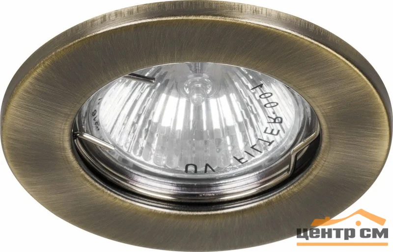 Светильник точечный Feron DL10 MR16 G5.3 античное золото