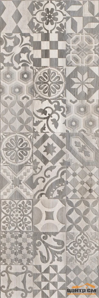Плитка LASSELSBERGER Альбервуд белый декор 2 20х60 арт.1664-0166