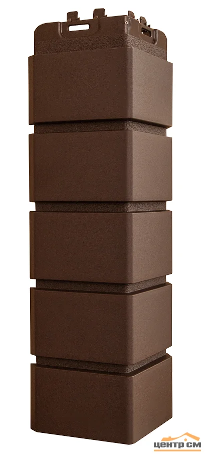 Угол наружный Grandline шоколадный (Клинкерный кирпич) 0,12*0,39 м