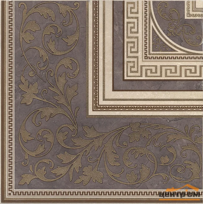 Плитка KERAMA MARAZZI Орсэ Декор ковер угол лаппатированный 40,2х40,2х8 арт.HGD\A111\SG1596L