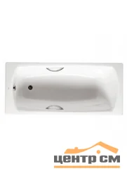 Ванна стальная эмалированная ROCA Swing Plus 1,80*0,80 с ручками хром и ножками