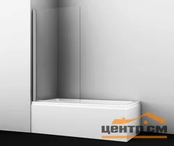 Шторка стеклянная для ванной WasserKraft Berkel 800х1400, распашная, одностворчатая, арт.48P01-80