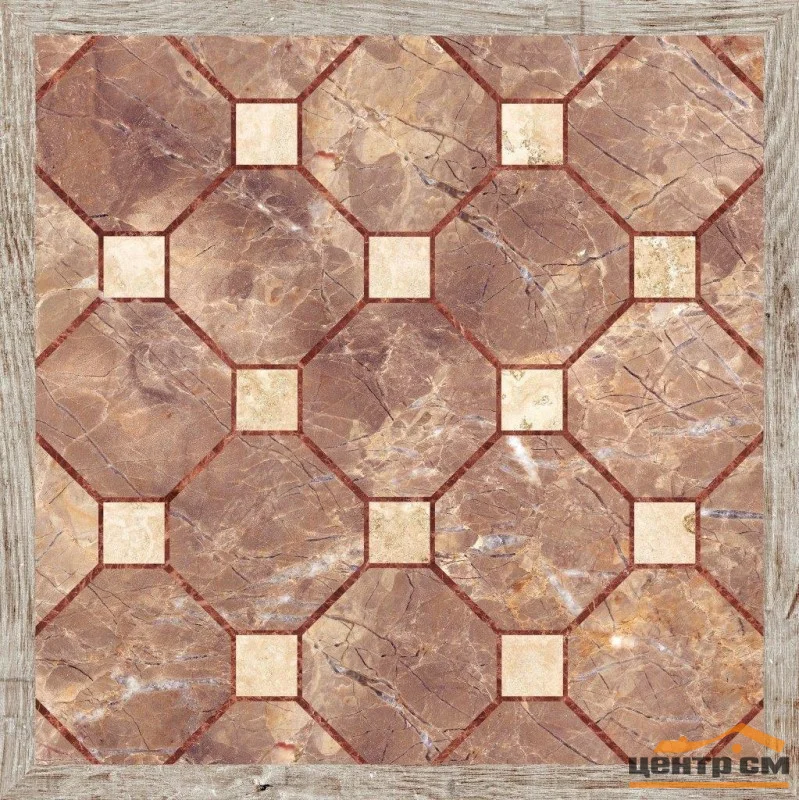 Керамогранит ProGRES Тоскана коричневый, темный 45х45 арт.730963