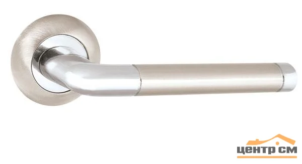 Ручка дверная PUNTO REX TL SN/CP-3 матовый никель/хром 140мм